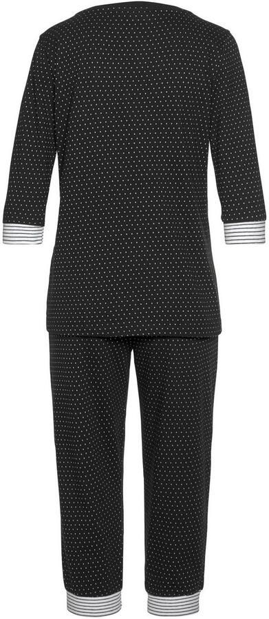 Vivance Dreams Capripyjama met stippen- en streepdessin (2-delig 1 stuk) - Foto 4