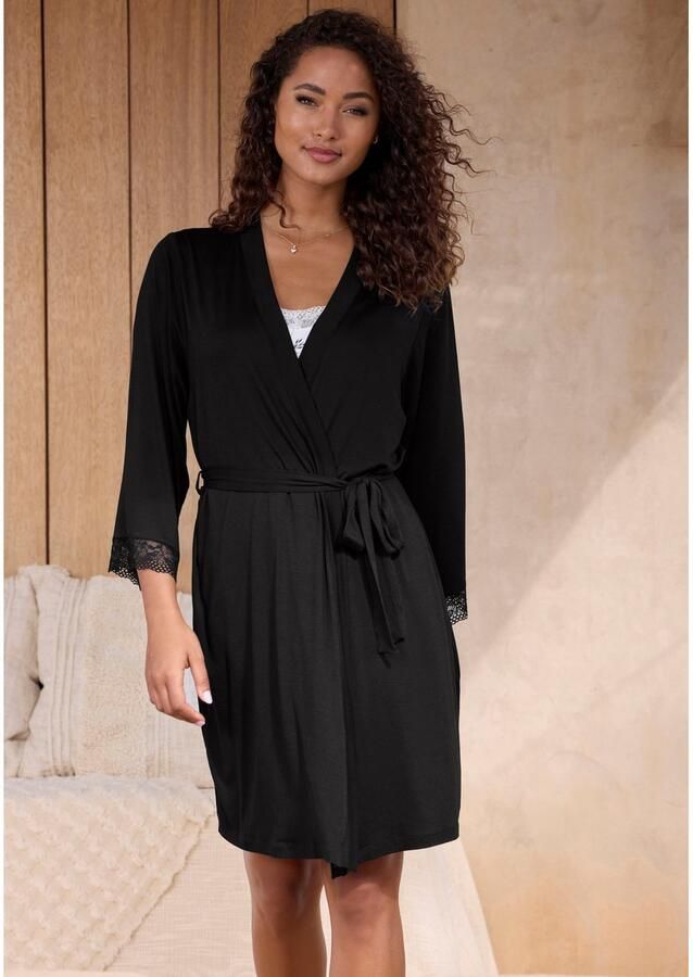 Vivance Dreams Kimono met kant aan de mouwzoom - Foto 2