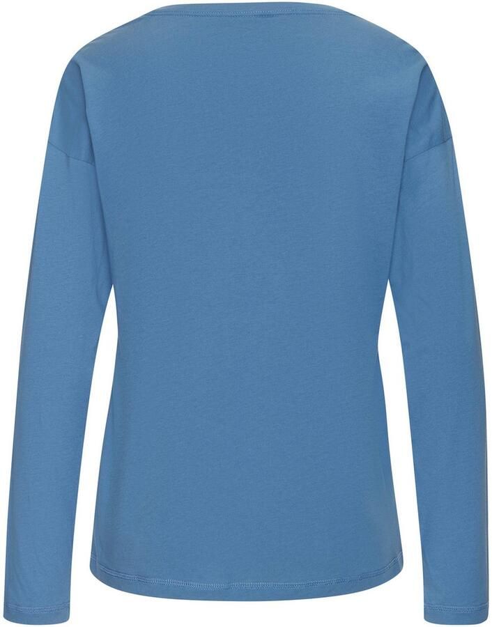 Lascana Shirt met lange mouwen en statementprint