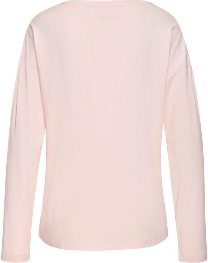 Lascana Shirt met lange mouwen en statementprint