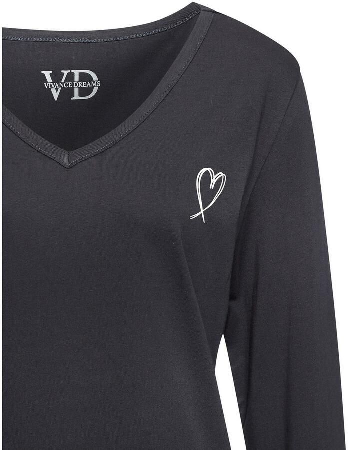 Vivance Dreams Pyjamabroek Met elastische broekzoom