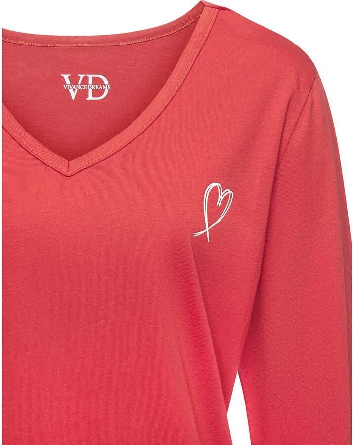 Vivance Dreams Pyjamabroek Met elastische broekzoom