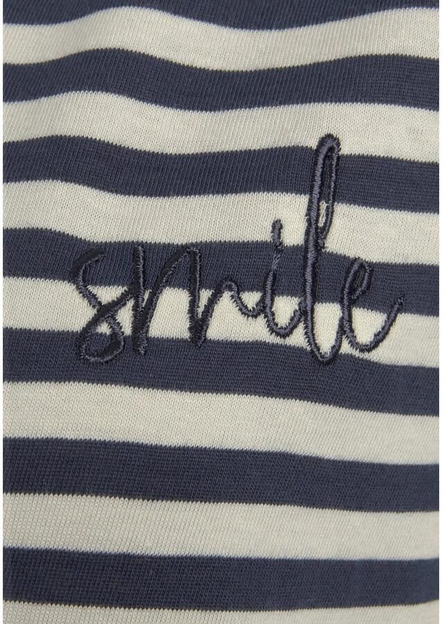 Vivance Dreams nachthemd donkerblauw wit - Foto 2