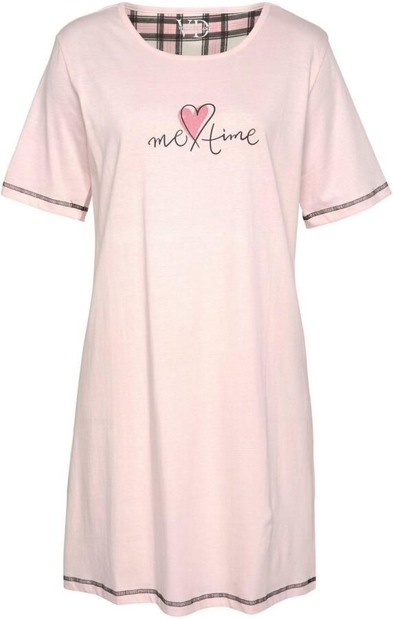 Vivance Dreams Nachthemd in dubbelpack met ruitpatroon (2-delig Set van 2) - Foto 4