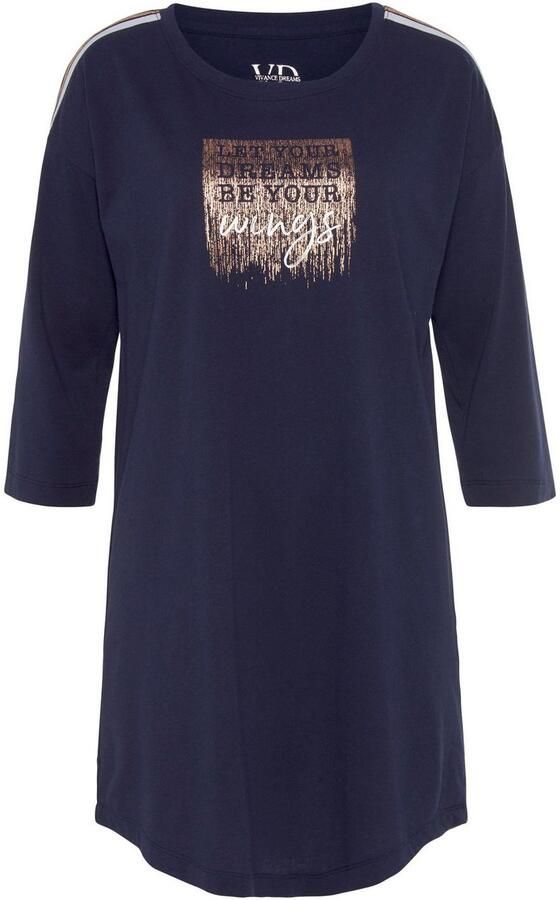 Vivance Dreams Nachthemd met een afgeronde zoom - Foto 5