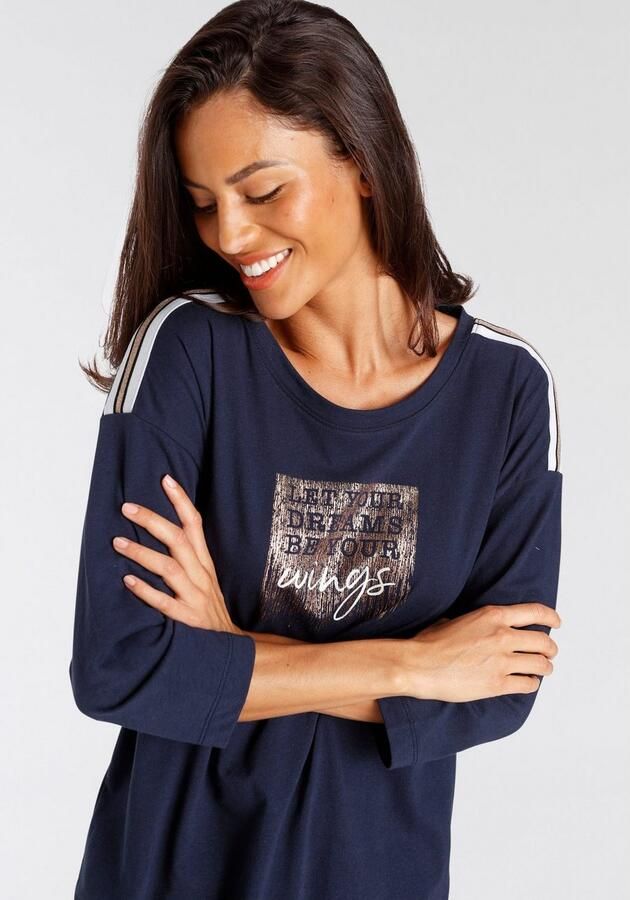 Vivance Dreams Nachthemd met een afgeronde zoom - Foto 4