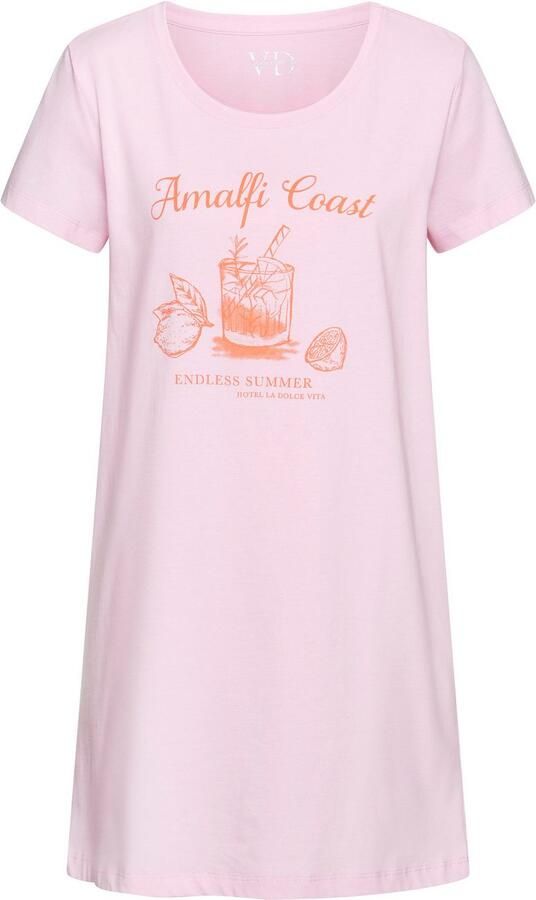 Vivance Dreams Nachthemd met fijn geschetste frontprint - Foto 3