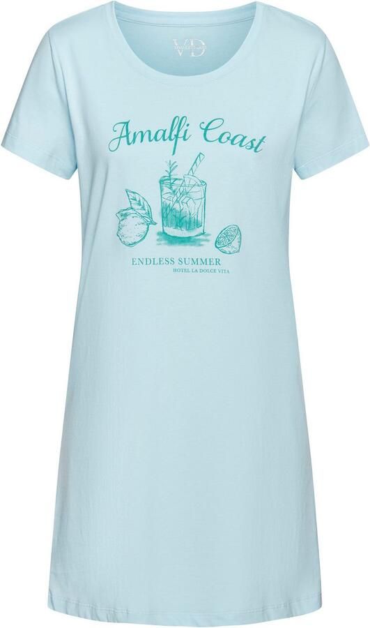 Vivance Dreams Nachthemd met fijn geschetste frontprint - Foto 3