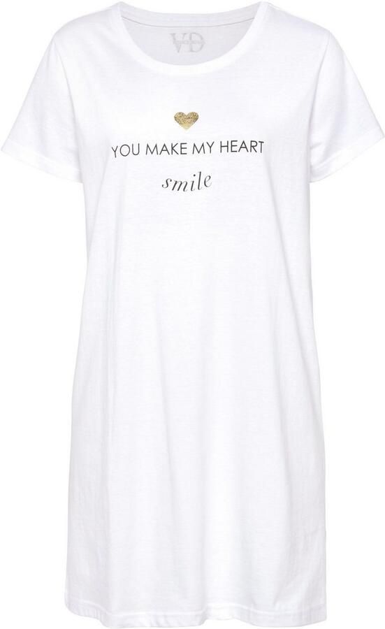 Vivance Dreams Nachthemd met foliedruk - Foto 4