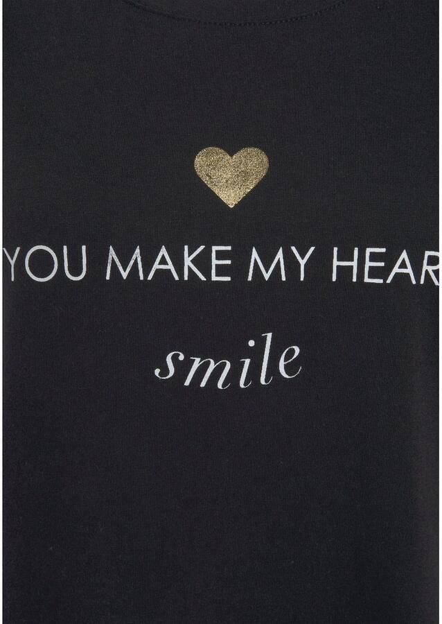 Vivance Dreams Nachthemd met foliedruk