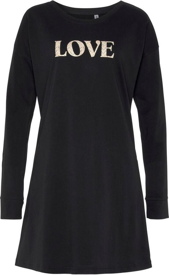 Vivance Dreams Nachthemd met grote frontprint - Foto 3