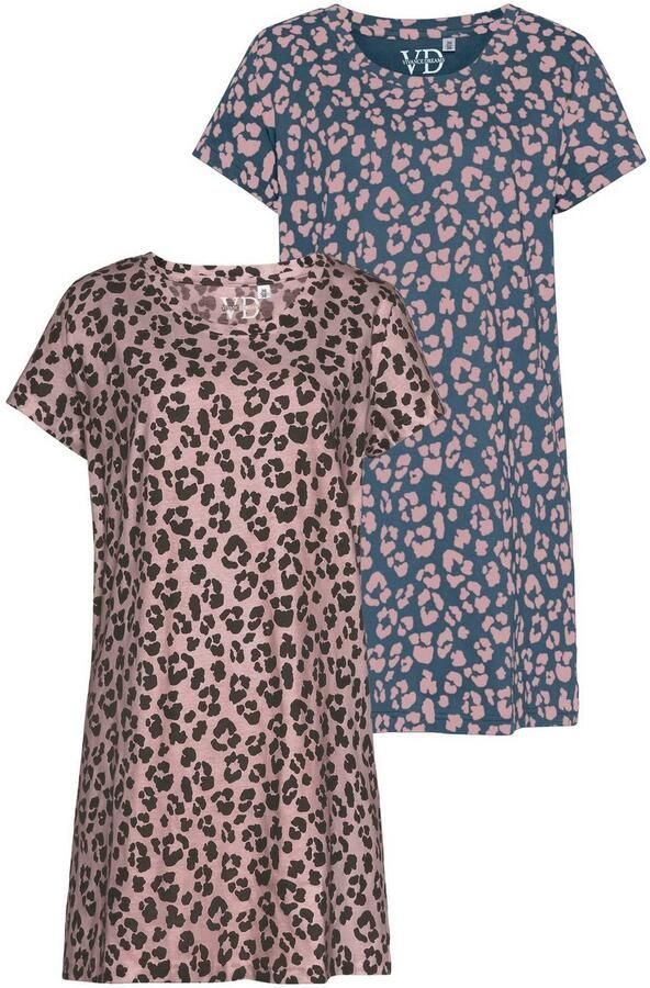 Vivance Dreams Nachthemd met leopatroon (2-delig Set van 2) - Foto 7