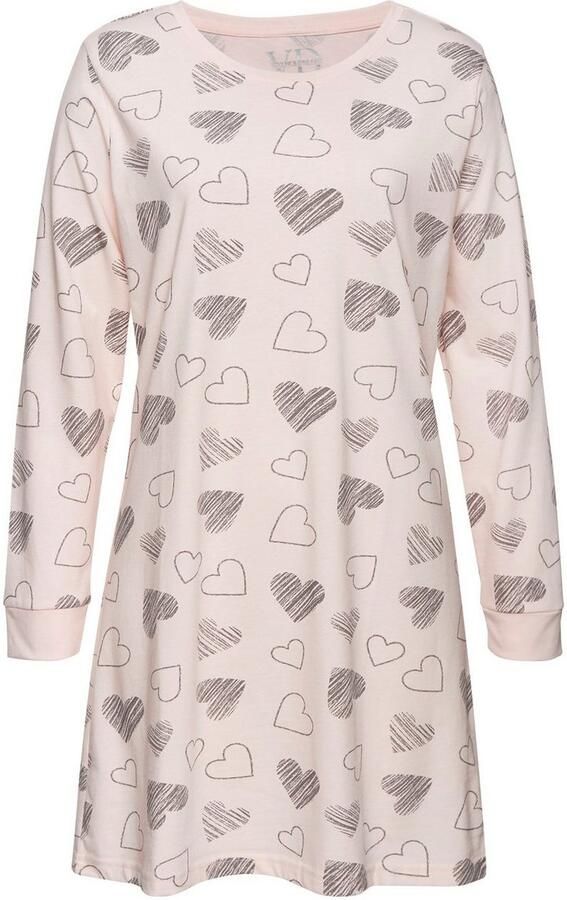 Vivance Dreams Nachthemd met leuke hartprint (Set van 2) - Foto 6