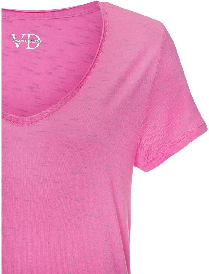 Vivance Dreams Nachthemd Met mooi mêlee-effect