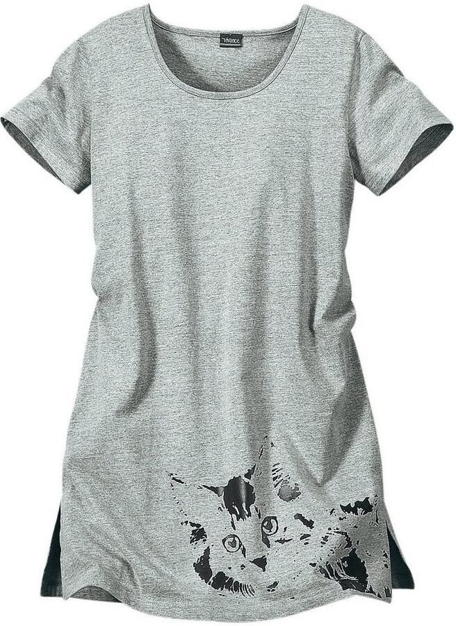 Vivance Dreams Nachthemd met poezenprint (Set van 2)