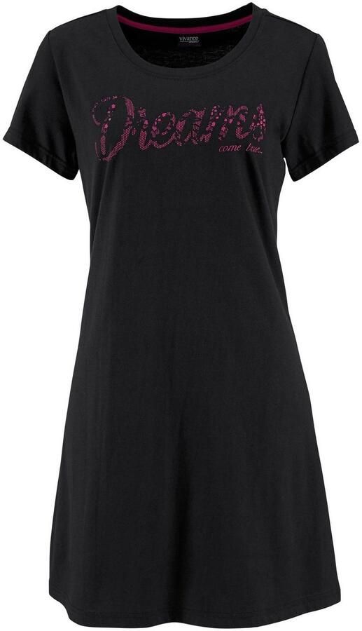 Vivance Dreams Nachthemd met print in kant-look (Set van 2) - Foto 6