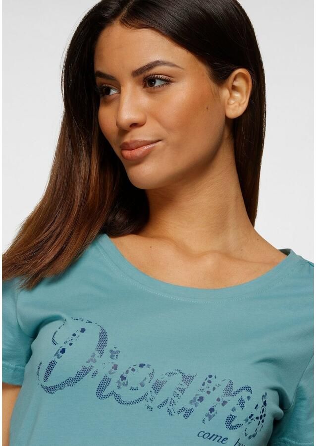 Vivance Dreams Nachthemd met print in kant-look (Set van 2) - Foto 5