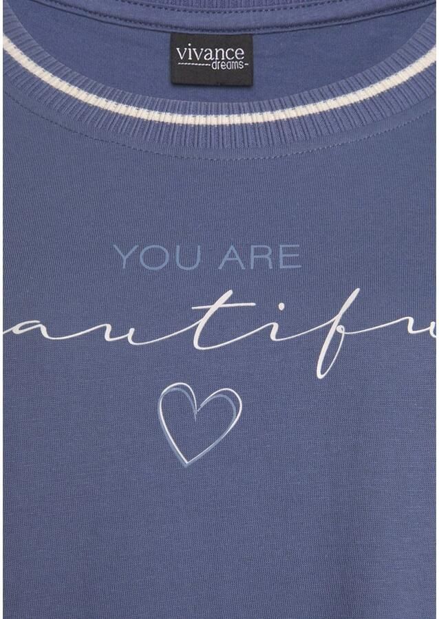 Vivance Dreams Nachthemd met ribranden - Foto 2