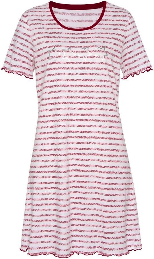 Vivance Dreams Nachthemd met rimpelrandje - Foto 5