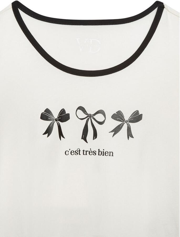 Vivance Dreams Nachthemd Met schattig strikpatroon