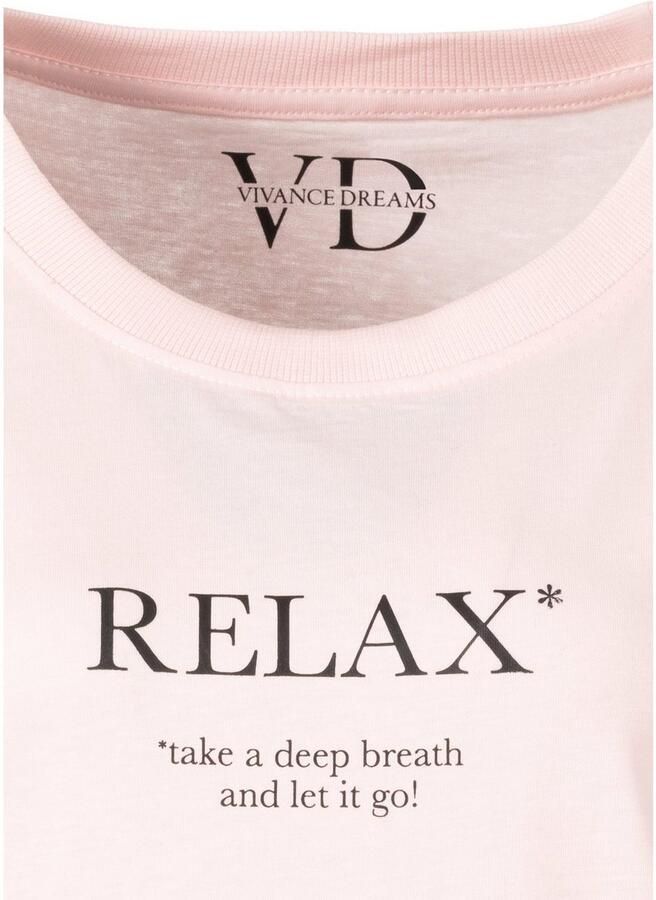 Vivance Dreams Nachthemd met statementprint