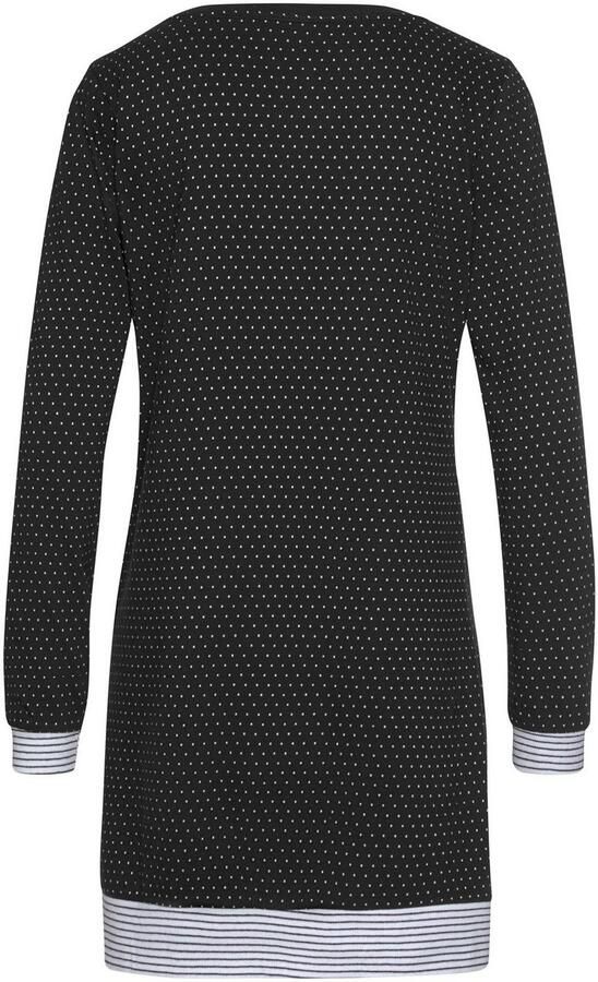 Vivance Dreams Nachthemd met stippen- en streepdessin - Foto 4