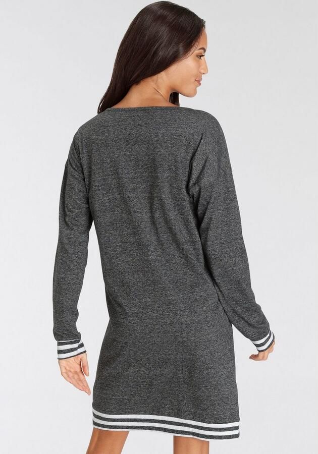 Vivance Dreams Nachthemd met strepen-details - Foto 3