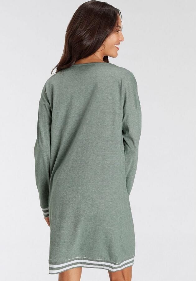 Vivance Dreams Nachthemd met strepen-details - Foto 4