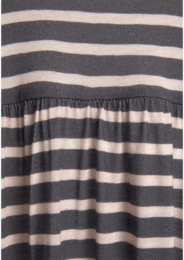 Vivance Dreams Nachthemd met strepen en volants - Foto 1