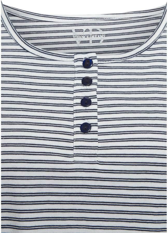 Vivance Dreams Nachthemd met strepen van voorgeverfd garen