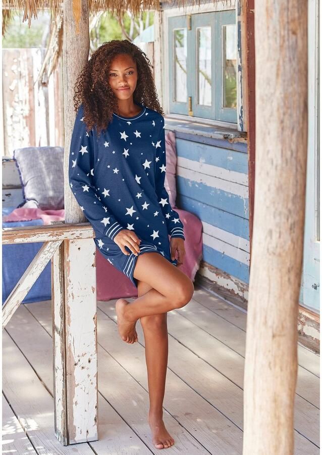 Vivance Dreams Nachthemd met trendy sterrenprint - Foto 2