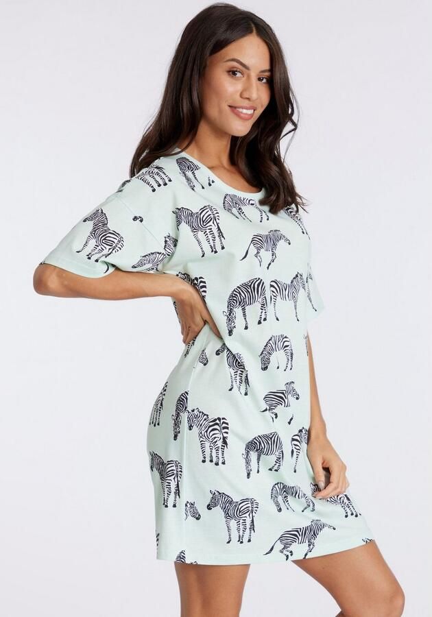 Vivance Dreams Nachthemd mt animal alloverprint - Foto 6