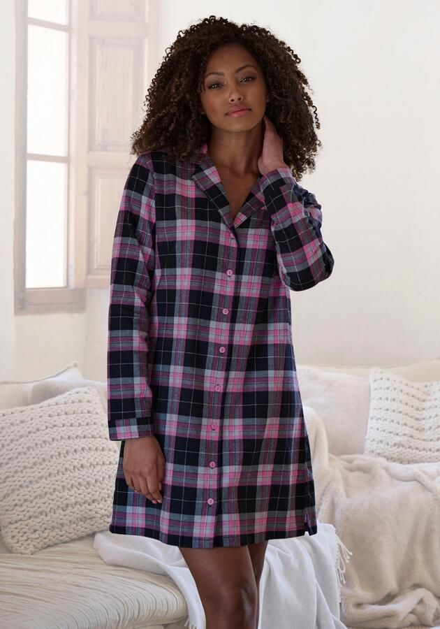 Vivance Dreams Nachthemd van knuffelzacht flanel - Foto 5