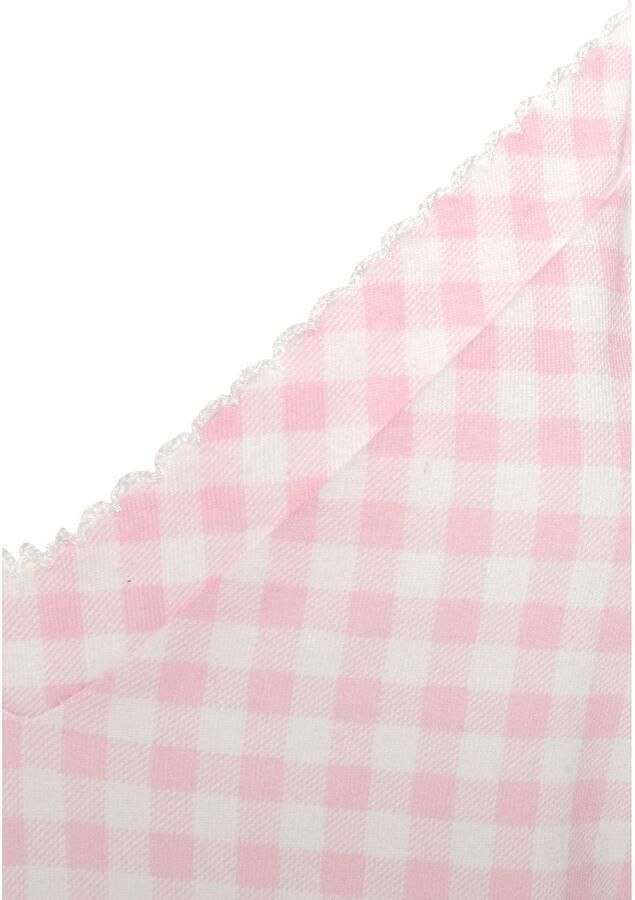 Vivance Dreams Negligé met een fijn motiefje en gehaakt randje