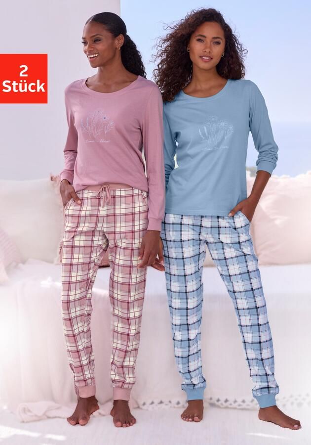 Vivance Dreams Pyjama Elastische ribboorden (Set van 2) - Foto 4