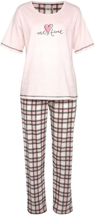 Vivance Dreams Pyjama in dubbelpack met ruitpatroon (4-delig Set van 2) - Foto 5