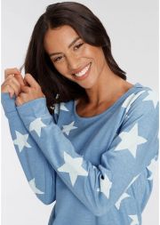 Vivance Dreams Pyjama in een gemêleerde look met sterretjes (4-delig Set van 2) - Thumbnail 1