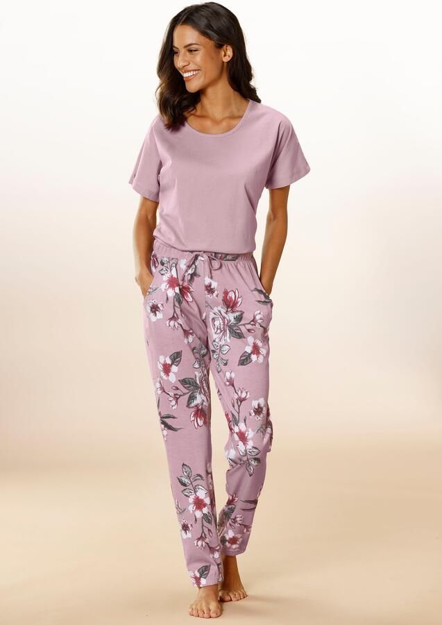 Vivance Dreams Pyjama met bloemenprint (2-delig 1 stuk) - Foto 3