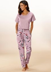 Vivance Dreams Pyjama met bloemenprint (2-delig 1 stuk) - Thumbnail 3