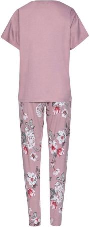 Vivance Dreams Pyjama met bloemenprint (2-delig 1 stuk) - Thumbnail 2