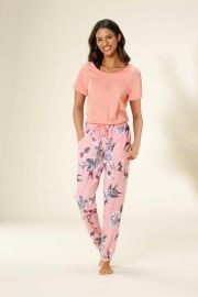 Vivance Dreams Pyjama met bloemenprint (2-delig 1 stuk) - Thumbnail 5