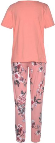 Vivance Dreams Pyjama met bloemenprint (2-delig 1 stuk) - Thumbnail 4