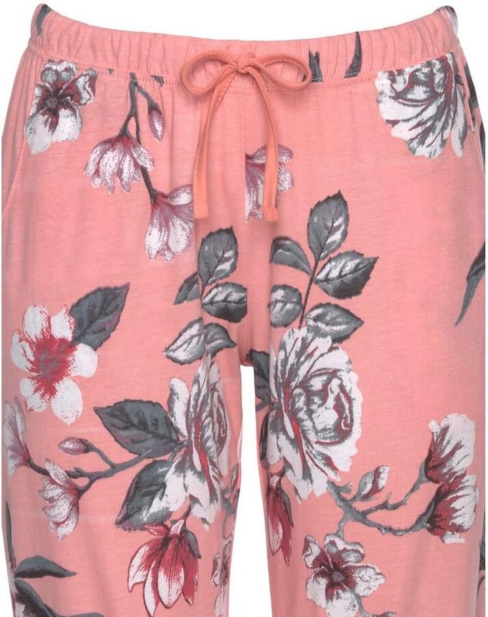 Vivance Dreams Pyjama met bloemenprint (2-delig 1 stuk)