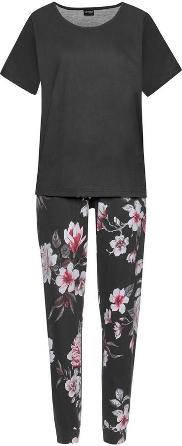 Vivance Dreams Pyjama met bloemenprint (4-delig Set van 2) - Foto 4