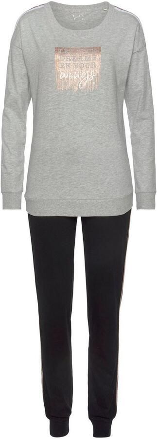 Vivance Dreams Pyjama met contrastkleurige tapedetails (2-delig 1 stuk) - Foto 4