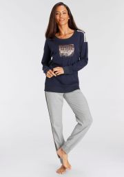 Vivance Dreams Pyjama met contrastkleurige tapedetails (2-delig 1 stuk) - Thumbnail 6