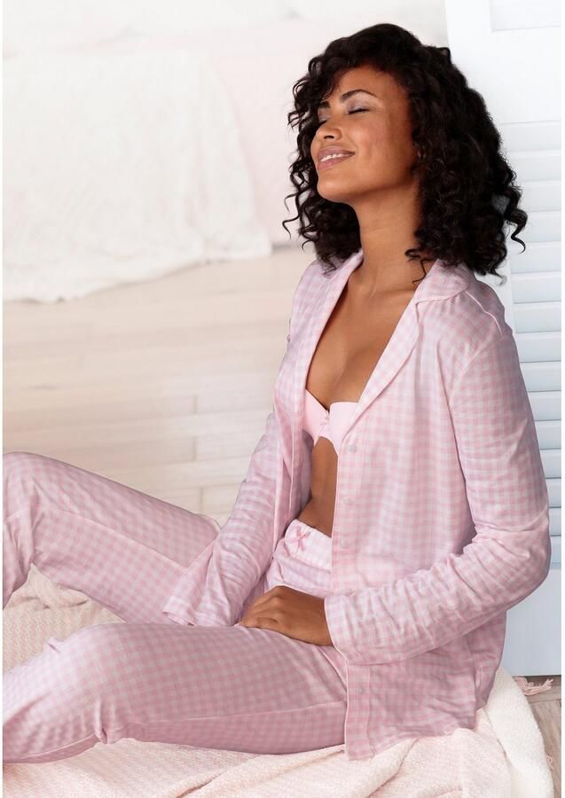 Vivance Dreams Pyjama met een fijn patroon (2-delig 1 stuk) - Foto 2