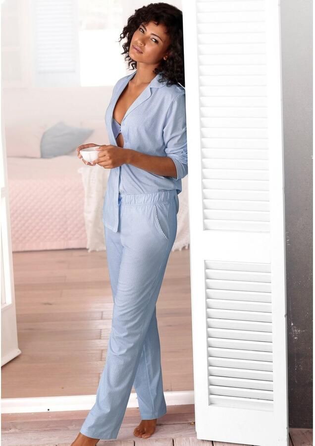 Vivance Dreams Pyjama met een fijn patroon (2-delig 1 stuk) - Foto 3