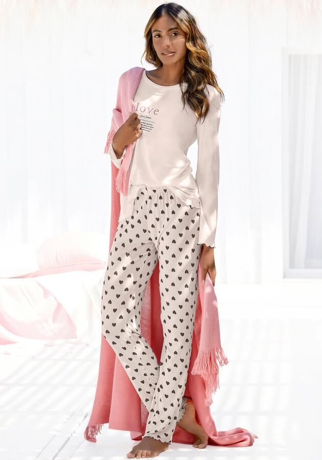 Vivance Dreams Pyjama met elegant printmotief (2-delig 1 stuk) - Foto 6