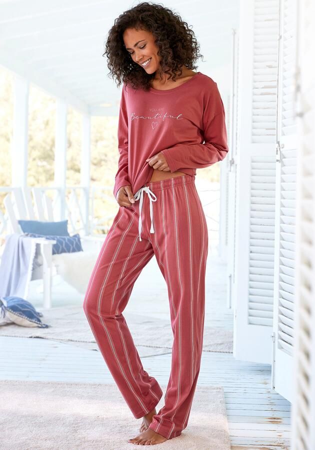 Vivance Dreams Pyjama met frontprint (2-delig 1 stuk) - Foto 4